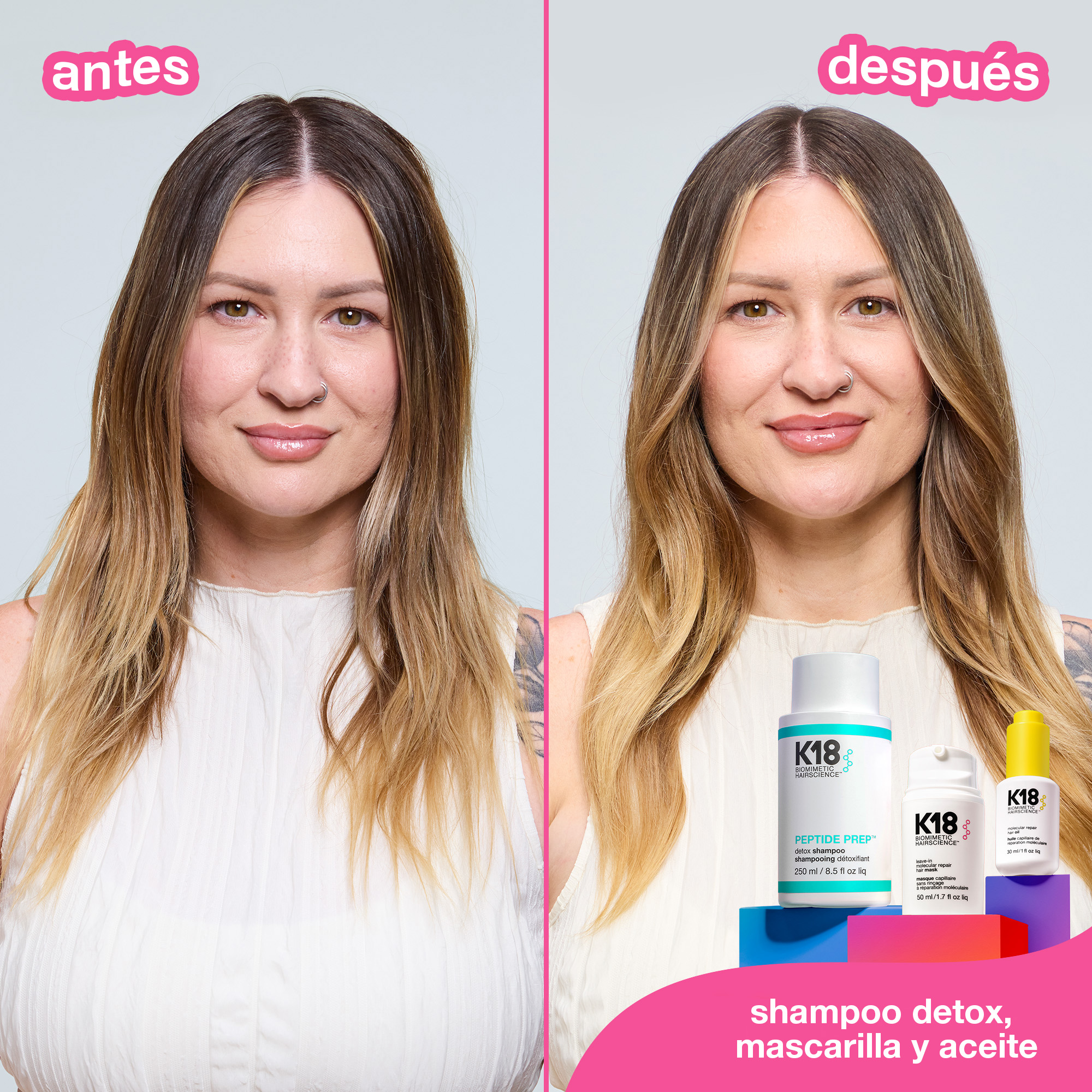 K18 PEPTIDE PREP™ DETOX SHAMPOO (SHAMPOO DESINTOXICANTE)